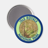 Isle Royale National Park, Michigan Magnet (Vorderseite/Rückseite)