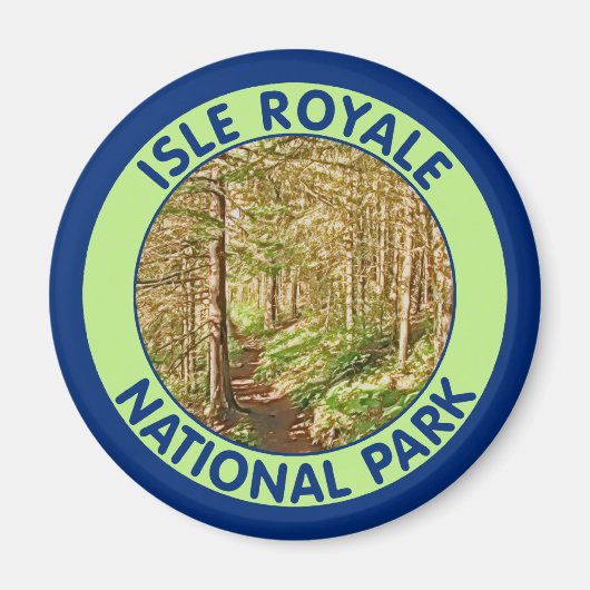 Isle Royale National Park, Michigan Magnet (Vorne)