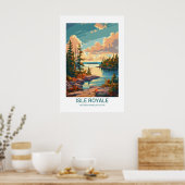 Isle Royale National Park Michigan USA Poster (Küche)