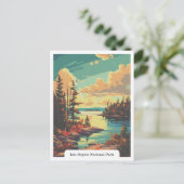 Isle Royale National Park, Michigan USA Postkarte (Stehend Vorderseite)