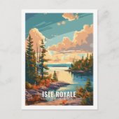 Isle Royale National Park Michigan USA Postkarte (Vorderseite)