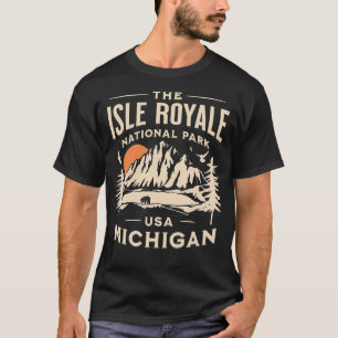 Isle Royale National Park Michigan Wanderung Outrs T-Shirt