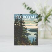 Isle Royale National Park Travel Postkarte (Stehend Vorderseite)