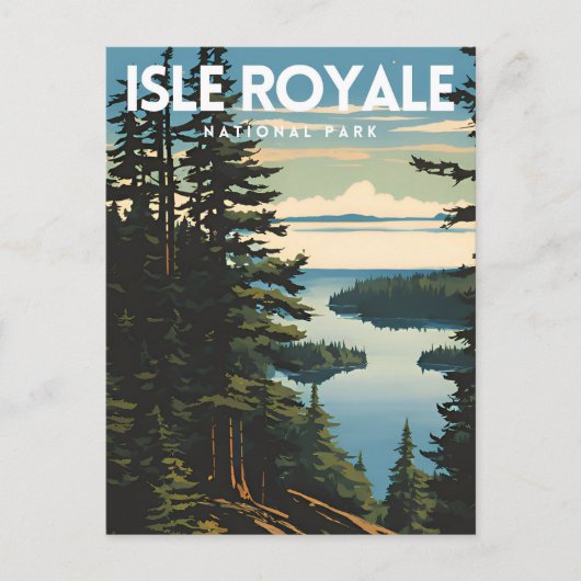 Isle Royale National Park Travel Postkarte (Vorderseite)