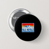 Isle Royale Nationalpark Button (Vorne & Hinten)