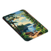 Isle Royale Nationalpark California Magnet (Rechte Seite)