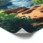 Isle Royale Nationalpark California Poster (Ecke)