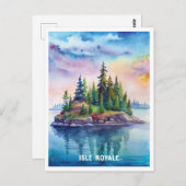 Isle Royale Nationalpark California Postkarte (Vorne/Hinten)