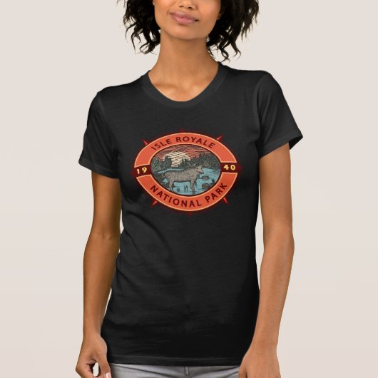 Isle Royale Nationalpark Locarno T-Shirt (Vorderseite)