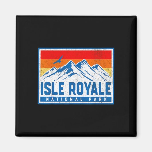 Isle Royale Nationalpark Magnet (Vorne)