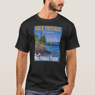 Isle Royale Nationalpark Michigan Poster T-Shirt