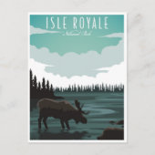 Isle Royale Nationalpark Michigan Postkarte (Vorderseite)