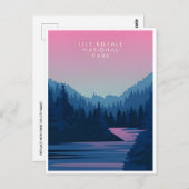 Isle Royale Nationalpark Michigan Postkarte (Vorne/Hinten)