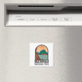 Isle Royale Nationalpark Michigan Vintag Magnet (In Situ (Geschirrspüler))