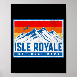 Isle Royale Nationalpark Poster