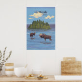 Isle-Royale-Nationalpark Reiseplakat Poster (Küche)