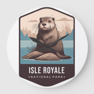 ISLE ROYALE-NATIONALPARK-UHR 2025 GROßE WANDUHR