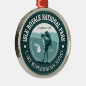 Isle Royale NP Ornament Aus Metall (Rechts)