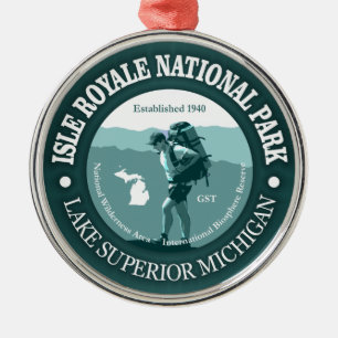 Isle Royale NP Ornament Aus Metall