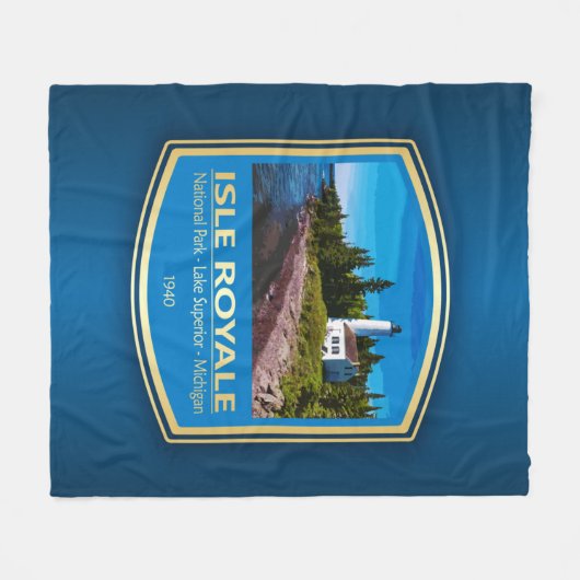Isle Royale NP (PF1) Fleecedecke (Vorderseite (Horizontal))