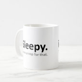 iSleepy lustige Tasse (Vorderseite Links)