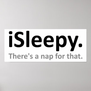 iSleepy Lustiger Poster
