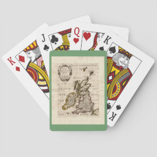 Isles Britanniques - 1700 Nicolas Fils Sanson Kart Spielkarten