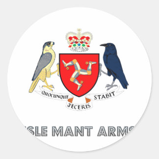 Isles Emblem Runder Aufkleber