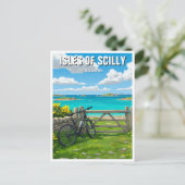 Isles of Scilly England Cornwall Travel Postkarte (Stehend Vorderseite)