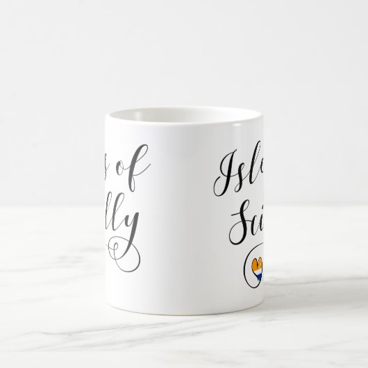 Isles of Scilly Flag Herz Kaffeetasse (Mittel)