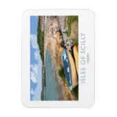 Isles of Scilly Railway Poster Magnet (Vertikal)