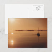 Isles of Scilly Sunset Postcard Postkarte (Vorne/Hinten)