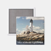 Isles of Shoals Lighthouse, New Hampshire Magnet (Vorderseite/Rückseite)