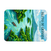 Isletas de Granada Nicaragua Magnet (Horizontal)