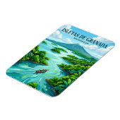 Isletas de Granada Nicaragua Magnet (Linke Seite)