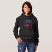 Ism Awareness Accept verstehen Liebe 59 Hoodie (Vorne ganz)