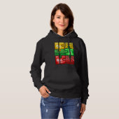 Ism Puzzle Chemistry Time Table Elements Autismus Hoodie (Vorne ganz)