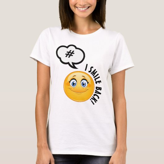 #ISmileBack TShirt (Vorderseite)
