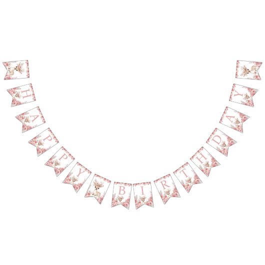 Isn’t She One Deerful Birthday Bunting Wimpelkette (Alle)