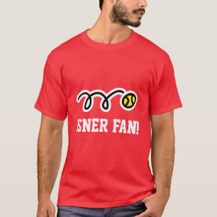 Isner Fan-Tennis-T - Shirt für Mannfrauen scherzt