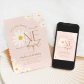 Isn't She ONEderful Daisy 1st Birthday Einladung