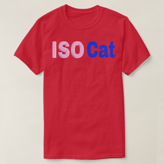 ISO Cat Front TShirt (Design vorne)