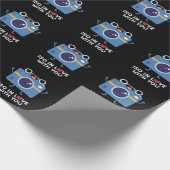 ISO in Liebe mit Ihnen lustige Kamera pudeln dunkl Geschenkpapier (Ecke)