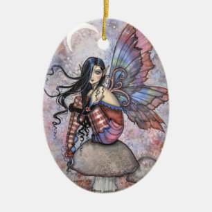 Isobel die introvertierte Feen-Fantasie-Kunst Keramik Ornament