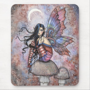 Isobel the Introvert Fairy Fantasy Art Mousepad