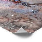 Isobel the Introvert Fairy Fantasy Art Print Poster (Ecke)