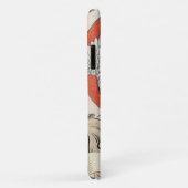 Isoda Koryusai Kranwellen und aufgehende Sonne Case-Mate iPhone Hülle (Hinten/Rechts)