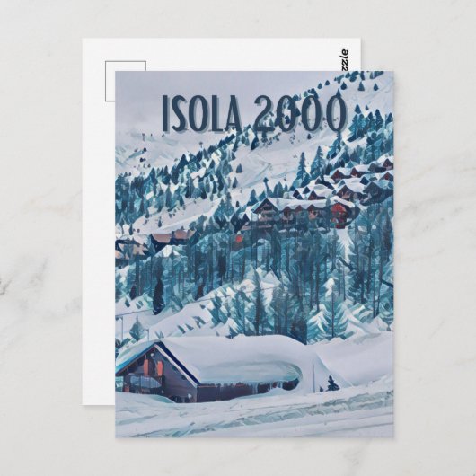 Isola 2000 postkarte (Vorne/Hinten)