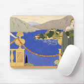 Isola Bella, Abendskleider entwarf durch Redfern, Mousepad (Mit Mouse)