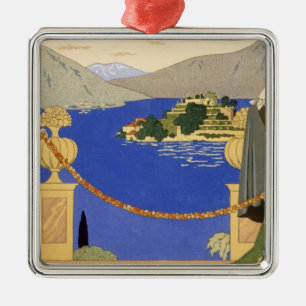Isola Bella, Abendskleider entwarf durch Redfern, Ornament Aus Metall